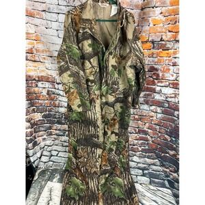 Walls Mastermade Mens 2XL Camo Coveralls Hunting Jumpsuit Made in USA 64033NRX